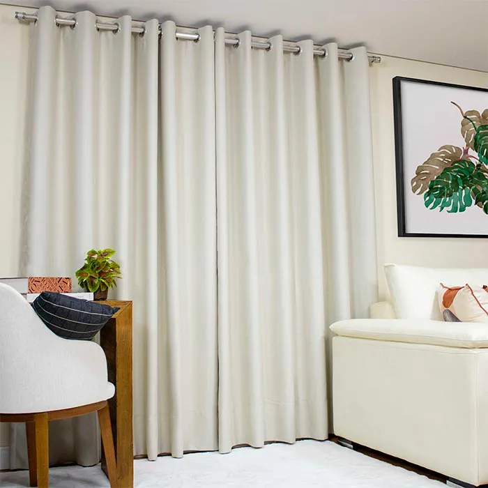 Cortina Quarto com Blackout  2,00X2,30M Rústica Veneza