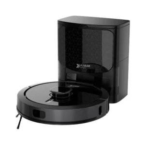 Robô Aspirador Passa Pano - 5 Modos de Limpeza, Base 2 em 1, Mapeamento 3D, 127v Preto